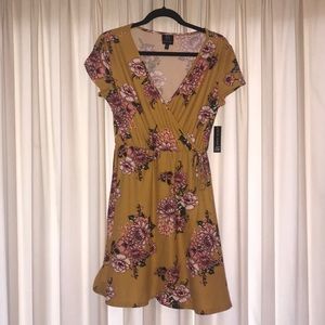 Derek Heart (Faux) Wrap Dress